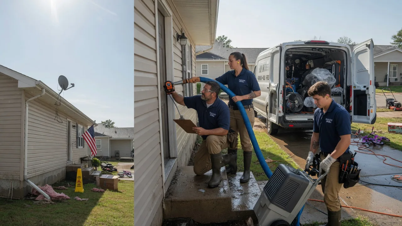 Ceiling Water Damage Restoration in Preston, ID near me